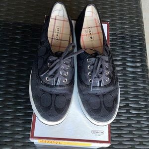 Coach canvas sneakers Used